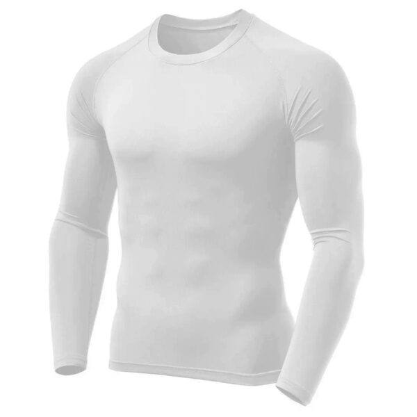 Camiseta Proteção Solar Térmica Ciclismo Compressão Segunda Pele Tecido Gelado UV 50+ Várias Cores Atacado Unissex Masculino Fem - Image 2