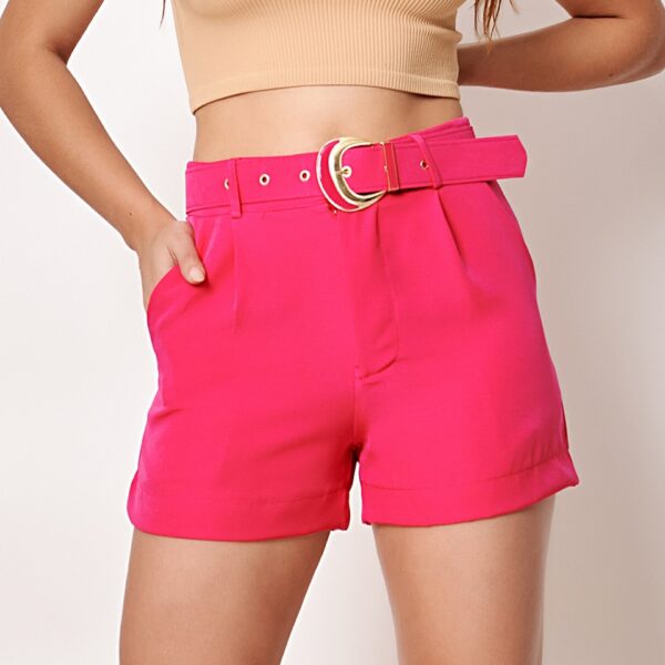 Short Alfaiataria Premiu com bolso e cinto - Image 7