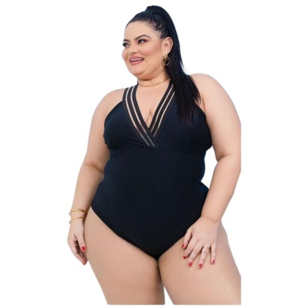 Body Bori Plus Size Grande Sensual Festas Luxo Paete Barato