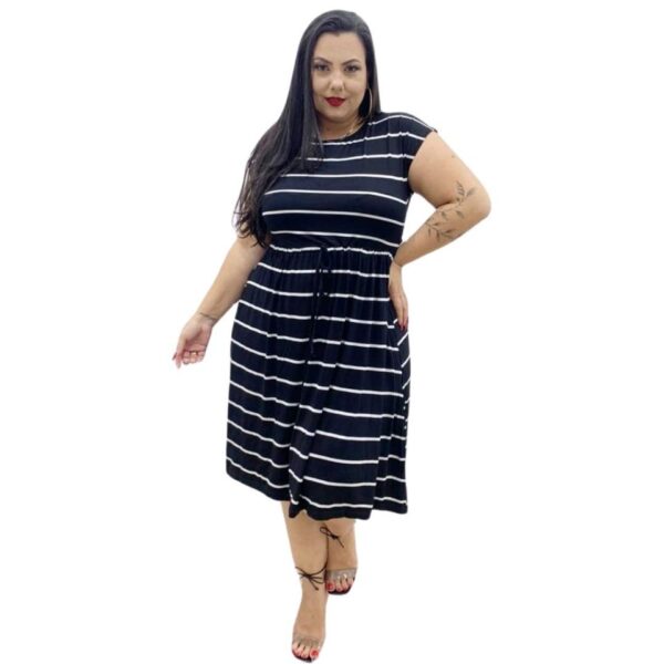 Vestido Plus Size Elegante e Confortável