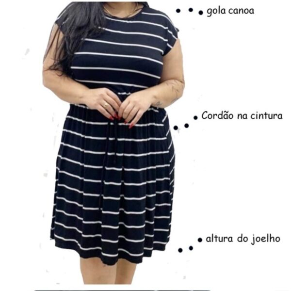 Vestido Plus Size Elegante e Confortável - Image 5