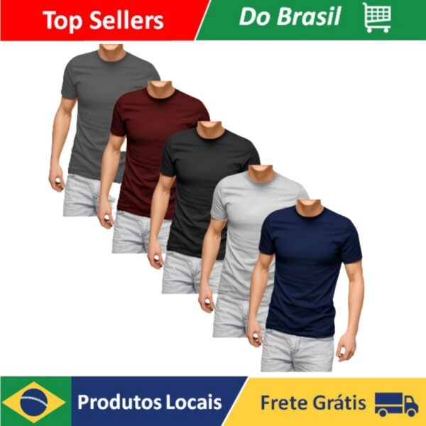 Camiseta algodão 30.1 Premium