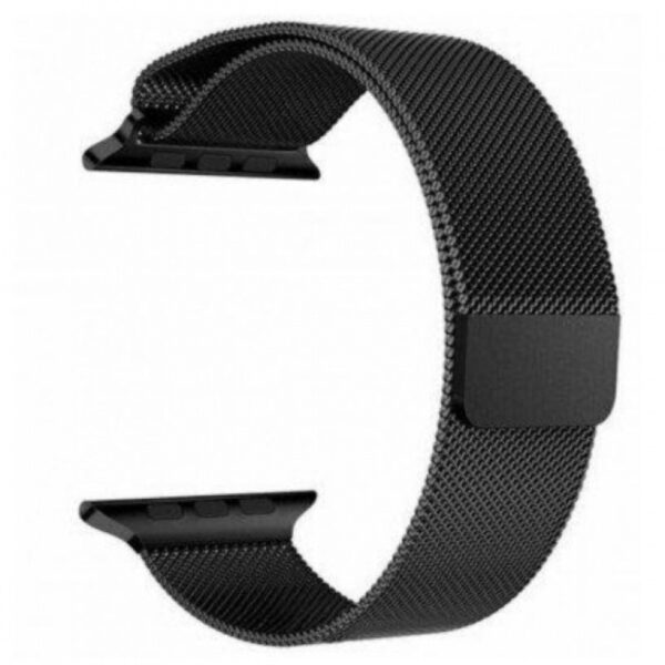 Pulseira Aço milanês metal fecho magnético 38mm 40mm 42mm 44mm apple watch x7 x8 t500 iwo 12 13 16 topo - Image 5