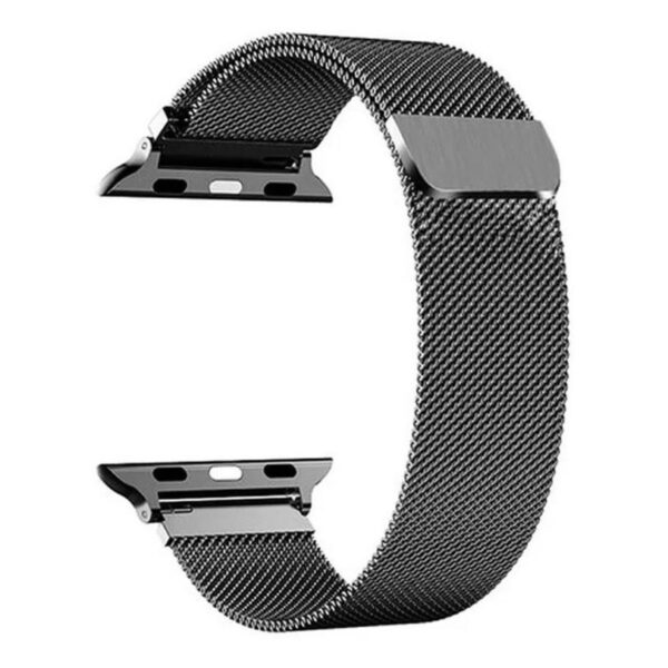 Pulseira Aço milanês metal fecho magnético 38mm 40mm 42mm 44mm apple watch x7 x8 t500 iwo 12 13 16 topo - Image 11