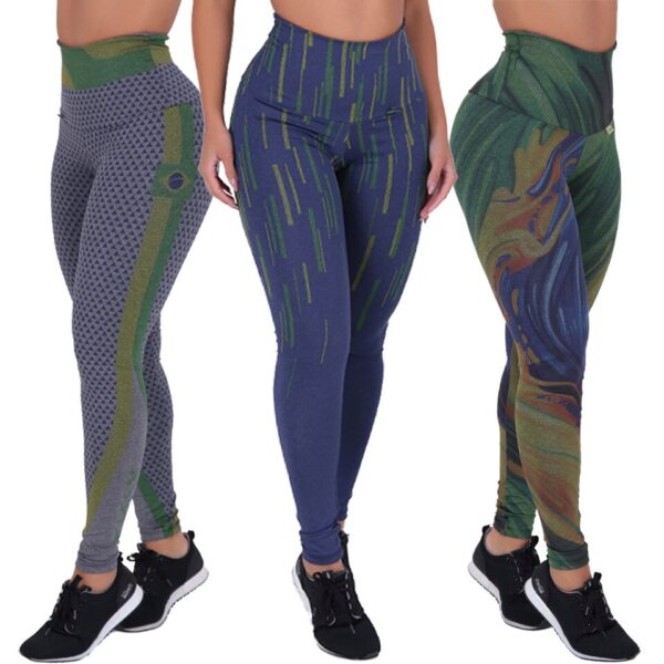 KIT 3 LEGGINGS Brasil não fica transparente FITNESS/ACADEMIA