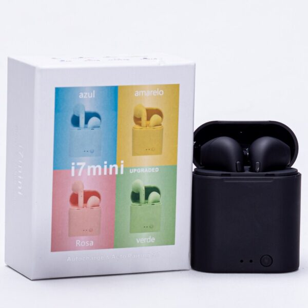 Fone Sem Fio I7 Mini Tws Bluetooth 5.0, headset intra-auricular