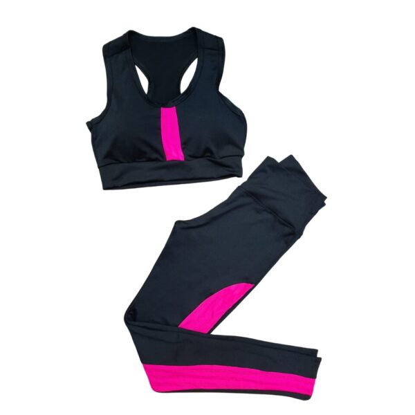 Conjunto Top e Legging Fitness Academia Top Com Bojo