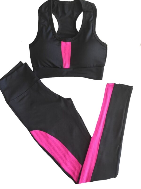 Conjunto Top e Legging Fitness Academia Top Com Bojo - Image 2