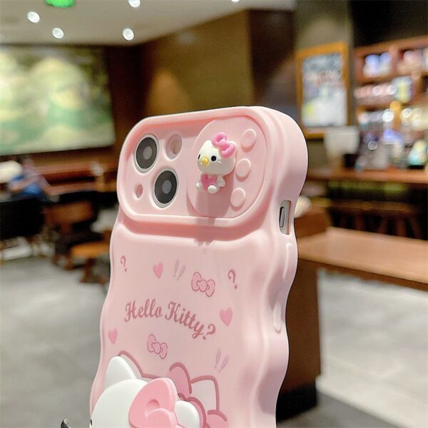 Case com Suporte Original Hello Kitty 3D iPhone - Image 9