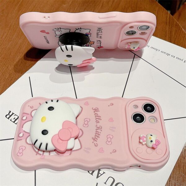 Case com Suporte Original Hello Kitty 3D iPhone - Image 8