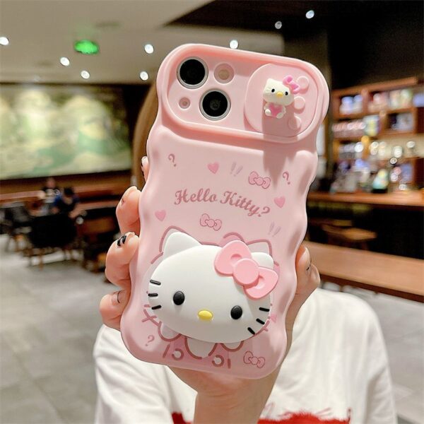 Case com Suporte Original Hello Kitty 3D iPhone - Image 5