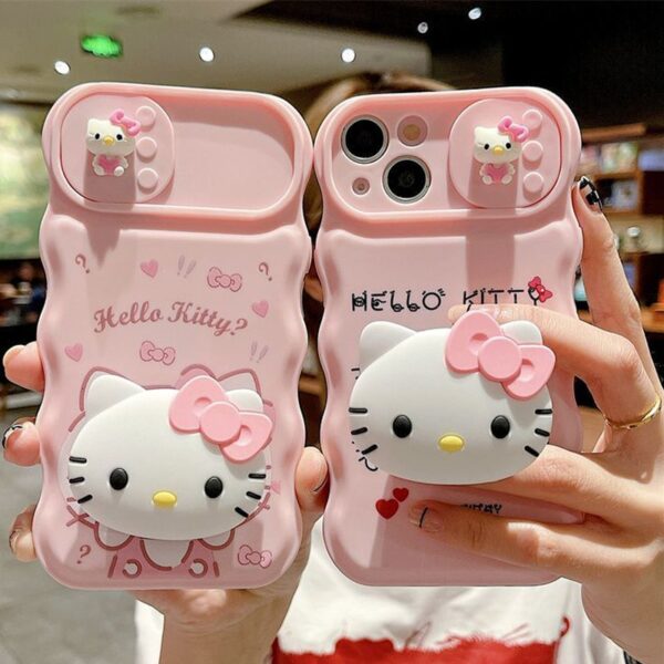 Case com Suporte Original Hello Kitty 3D iPhone