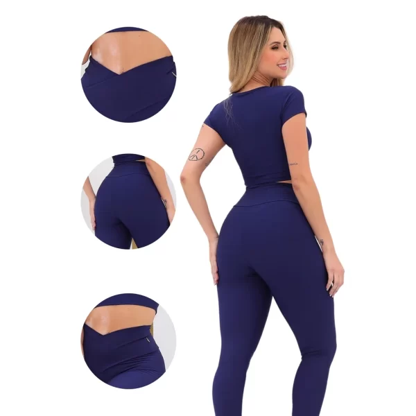 Conjunto Academia Legitima Cós Cruzado Fitness-2024 - Image 3