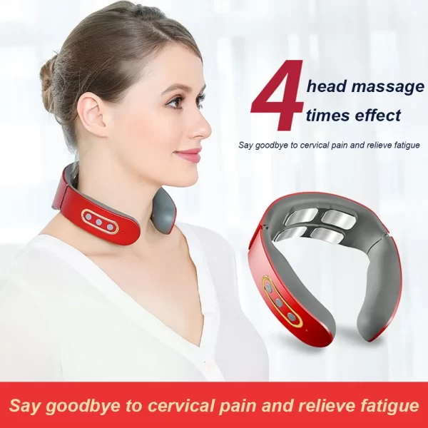 Massageador Cervical Ajustável para Pescoço e Ombro, Pulso x1