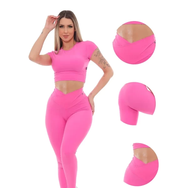 Conjunto Academia Legitima Cós Cruzado Fitness-2024 - Image 2