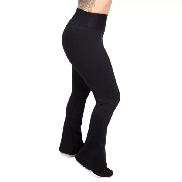 Calça Flare Legging Bailarina Cintura Alta Boca De Sino R5 - Image 4