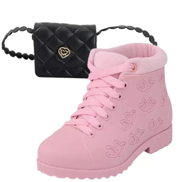 Kit Bota Infantil Acolchoada + Bolsinha - Conforto e Estilo Para Meninas - Image 17