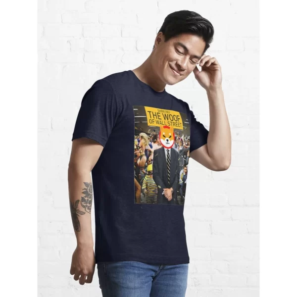 Camisa Shiba Inu em wall Street Criptomoeda Meme-S1 - Image 4