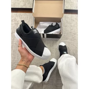 Tênis adidas Originals Superstar Slip On Preto