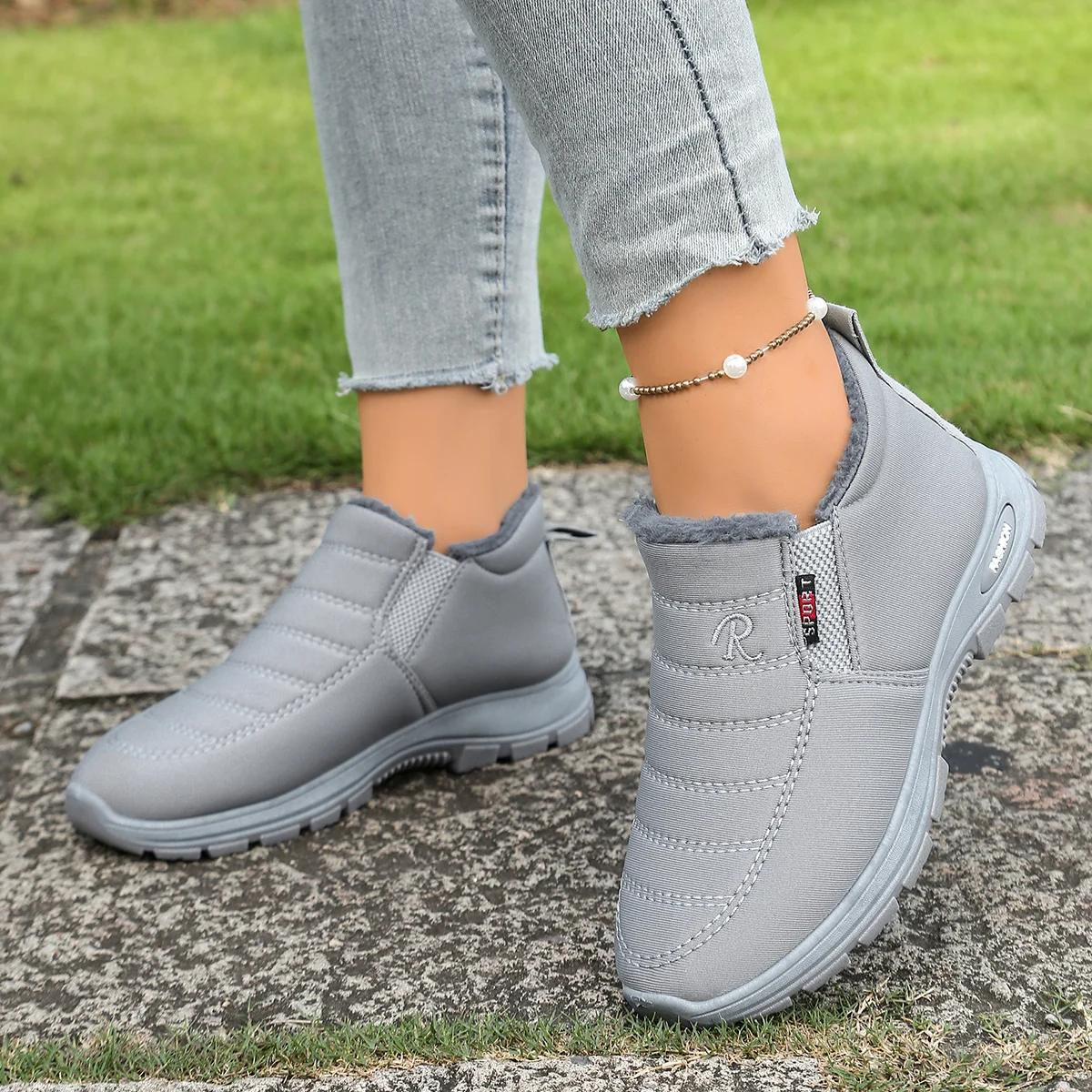 Tênis Feminino Forrado em Lã Comfort - Imagem 10